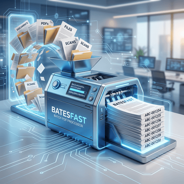 Batch Process Bates Numbering: Efficient Multi-File Document Stamping