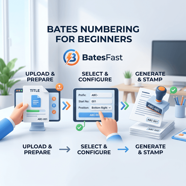 Bates Numbering for Beginners: Your First Document Set