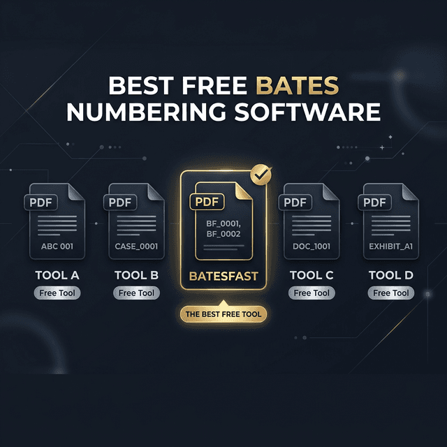 Best Free Bates Numbering Software in 2026: Top Tools Compared