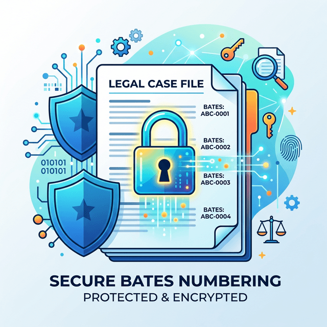 Bates Numbering Security: Why Client-Side Processing Matters